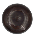 Carved Meditational Singing Bowl.