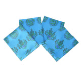 Handmade Scarf With Auspicious Symbol Prints.