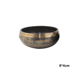 Himalayan Hand Hammered Chakra Meditation Bowl Decorative-wall-dishes Yoga Tibetan Buddhist Brass Singing Bowl